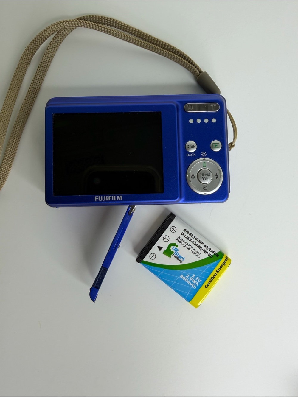 Fujifilm FinePix J12 Royal Blue Y2K 8.2MP Digital Camera W/ NEW Battery - Picture 4 of 13